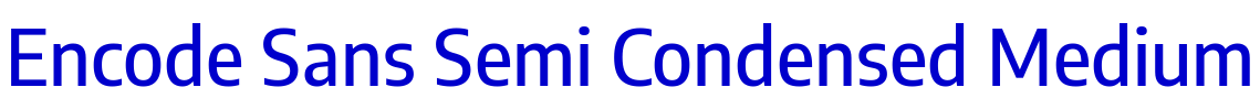 Encode Sans Semi Condensed Medium шрифт